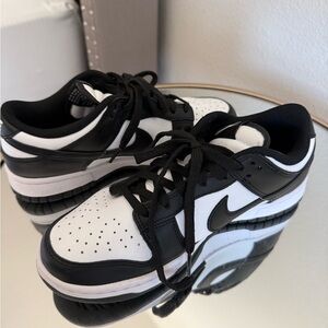 Women’s Nike Black and White Panda Dunk Sneakers